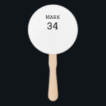 team name add player name date sports men  hand fan<br><div class="desc">design</div>