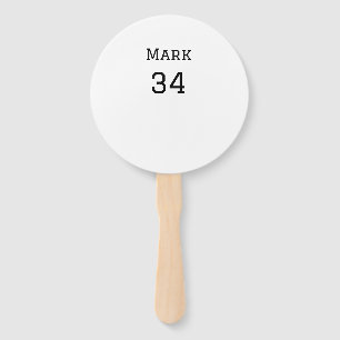 team name add player name date sports men hand fan