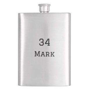 team name add player name date sports men hip flask