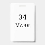 team name add player name date sports men  ID badge<br><div class="desc">design</div>