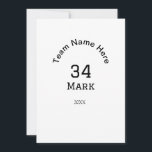 team name add player name date sports men  invitation<br><div class="desc">design</div>