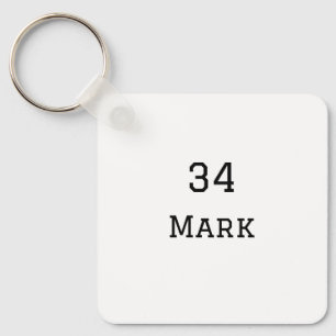 team name add player name date sports men key ring
