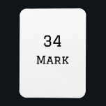 team name add player name date sports men  magnet<br><div class="desc">design</div>