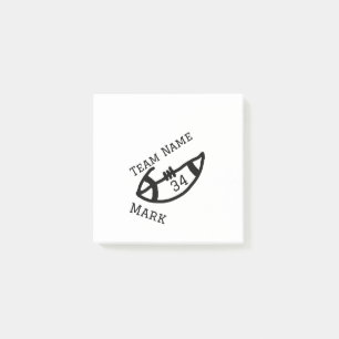 team name add player name date sports men post-it notes