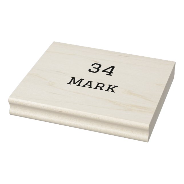 team name add player name date sports men  rubber stamp (Stamp)