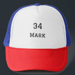 team name add player name date sports men  trucker hat<br><div class="desc">design</div>