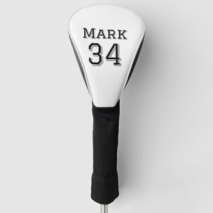 team name add player name date sports men vintage golf head cover