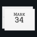 team name add player name date sports men vintage  invitation<br><div class="desc">design</div>