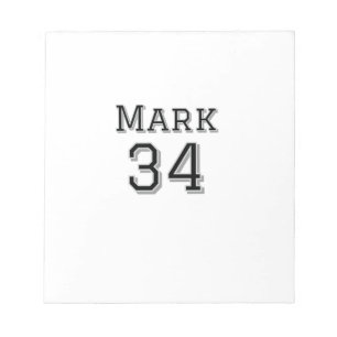 team name add player name date sports men vintage  notepad