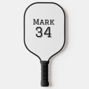 team name add player name date sports men vintage pickleball paddle
