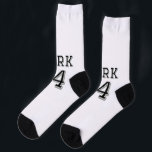 team name add player name date sports men vintage  socks<br><div class="desc">design</div>