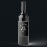 team name add player name date sports men  wine label<br><div class="desc">design</div>