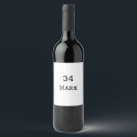 team name add player name date sports men  wine label<br><div class="desc">design</div>