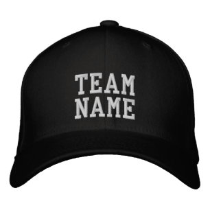 Team Name Custom Embroidered Baseball Cap