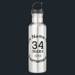 Team name here add name tournament year text 710 ml water bottle<br><div class="desc">design</div>