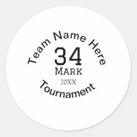 Team name here add name tournament year text