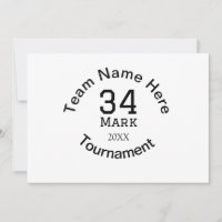 Team name here add name tournament year text