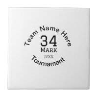 Team name here add name tournament year text
