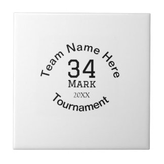 Team name here add name tournament year text tile