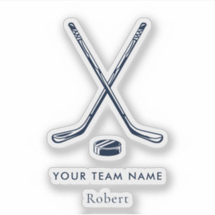 Team Name Ice Hockey Players Custom