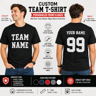 Team Name Player Name Number Shirt
