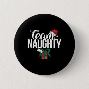 Team Naughty Couple Matching Team Nice  6 Cm Round Badge