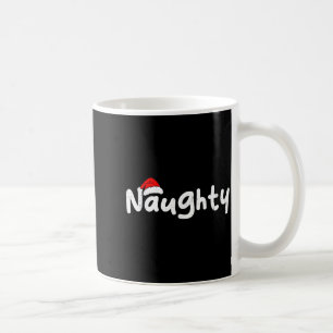 Team Naughty Funny Christmas Couple Matching Team  Coffee Mug