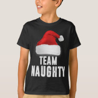 Team Naughty, Funny Christmas Pajama, Family Match