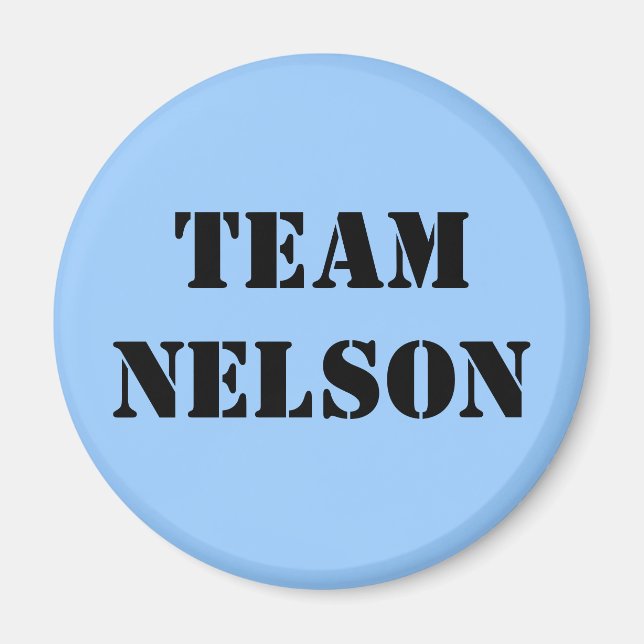TEAM NELSON MAGNET (Front)