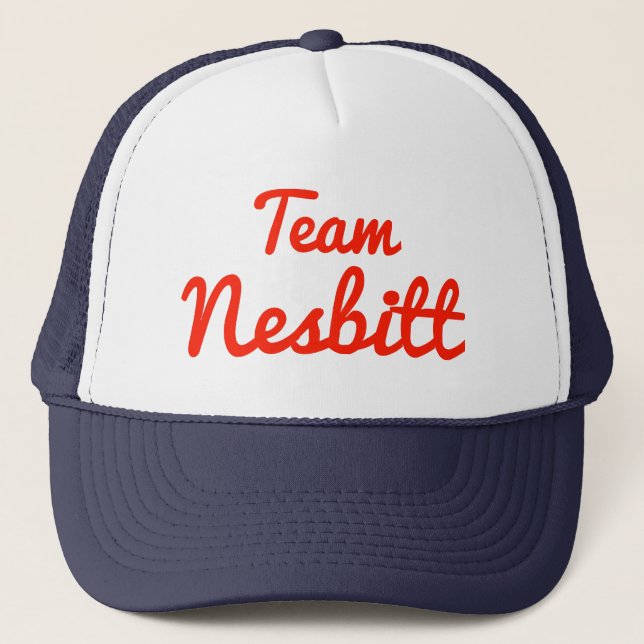 Team Nesbitt Trucker Hat (Front)
