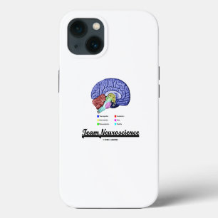 Team Neuroscience Brain Anatomy Attitude iPhone 13 Case