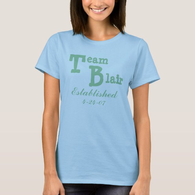 Team Newlywed Shirt - Block (Front)
