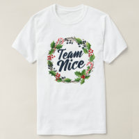 Team Nice Funny Matching Couples Christmas Gift