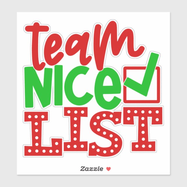 Team Nice List - Christmas Designs-56587 (Sheet)