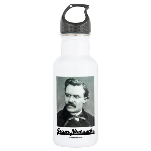 Team Nietzsche (Friedrich Nietzsche) 532 Ml Water Bottle (Front)