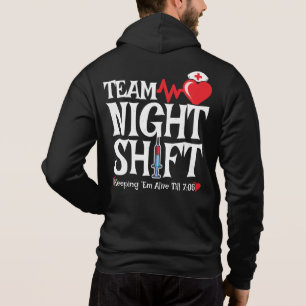 Team Night Shift - Night Shift Nurse Hoodie