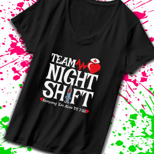 Team Night Shift - Night Shift Nurse T-Shirt