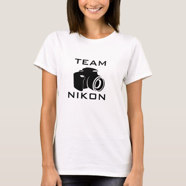TEAM NIKON Women's Hanes ComfortSoft® T-Shirt (Front)
