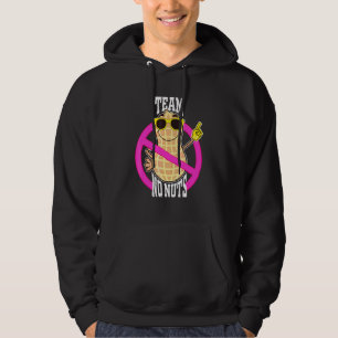 Team No Nuts Gender Reveal Pregnancy Announcement  Hoodie