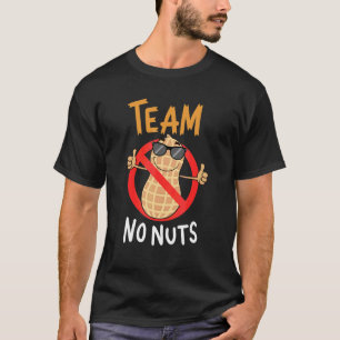 Team No Nuts Gender Reveal Pregnancy Announcement  T-Shirt