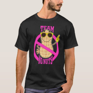 Team No Nuts Gender Reveal Pregnancy Announcement T-Shirt