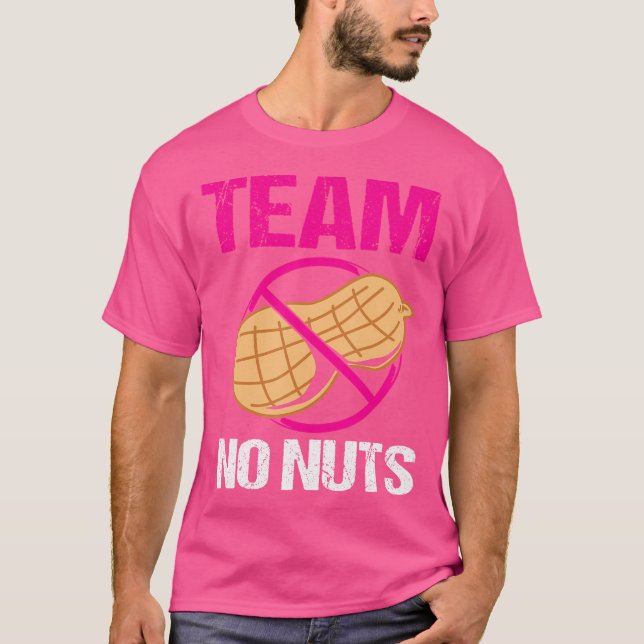 Team No Nuts Gender Reveal T-Shirt (Front)