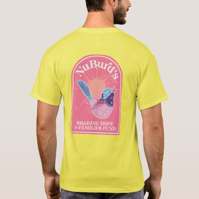 Team NuBurd Adult Tee - Yellow (Back)