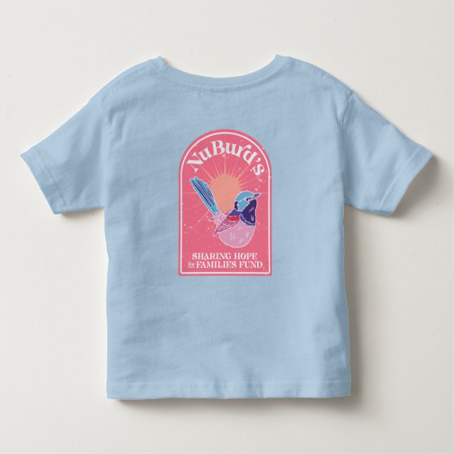 Team NuBurd Toddler Tee - Blue (Back)