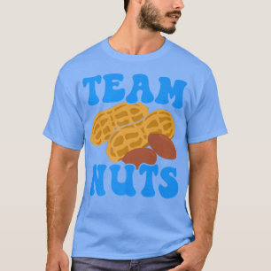 Team Nuts Gender Reveal Party Pregnancy Matching F T-Shirt