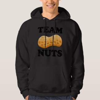 Team Nuts Matching Baby Gender Reveal Nuts Or No N Hoodie