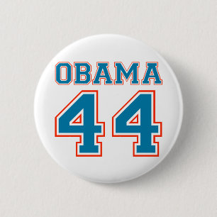 team obama 44th president 6 cm round badge