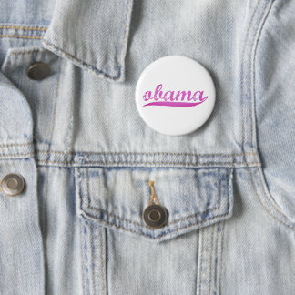 team obama 6 cm round badge
