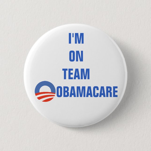 TEAM OBAMACARE - BUTTON (Front)
