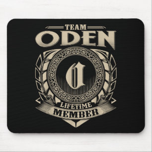Team Oden Lifetime Member Funny Oden Family Name V Mouse Pad